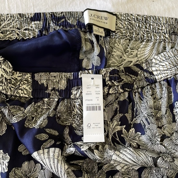 NWT J Crew collection satin pants - Picture 2 of 5